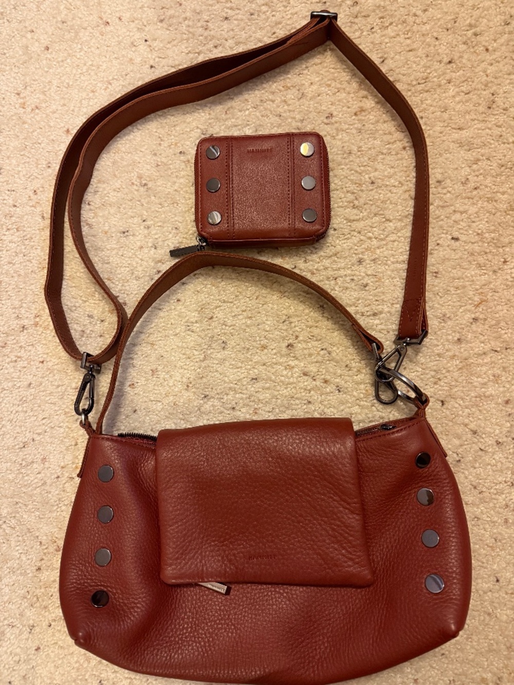 Hammitt VIP Satchel with Matching Wallet